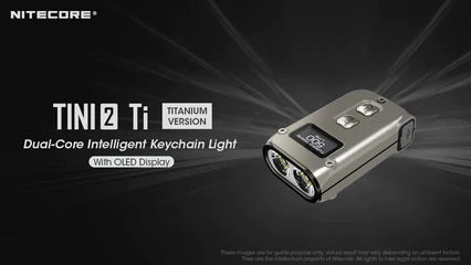 NITECORE TINI2 Ti - TITANIUM VERSION