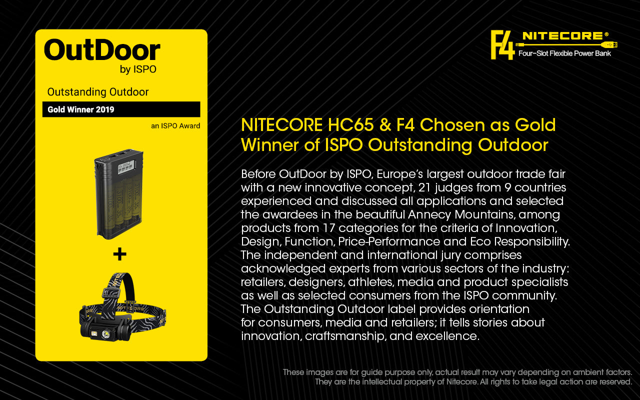 NITECORE F4 BATTERY CHARGER & POWER BANK