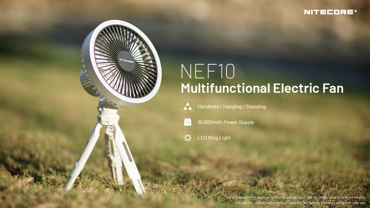 NITECORE MULTIFUCTIONAL ELECTRIC FAN NEF10