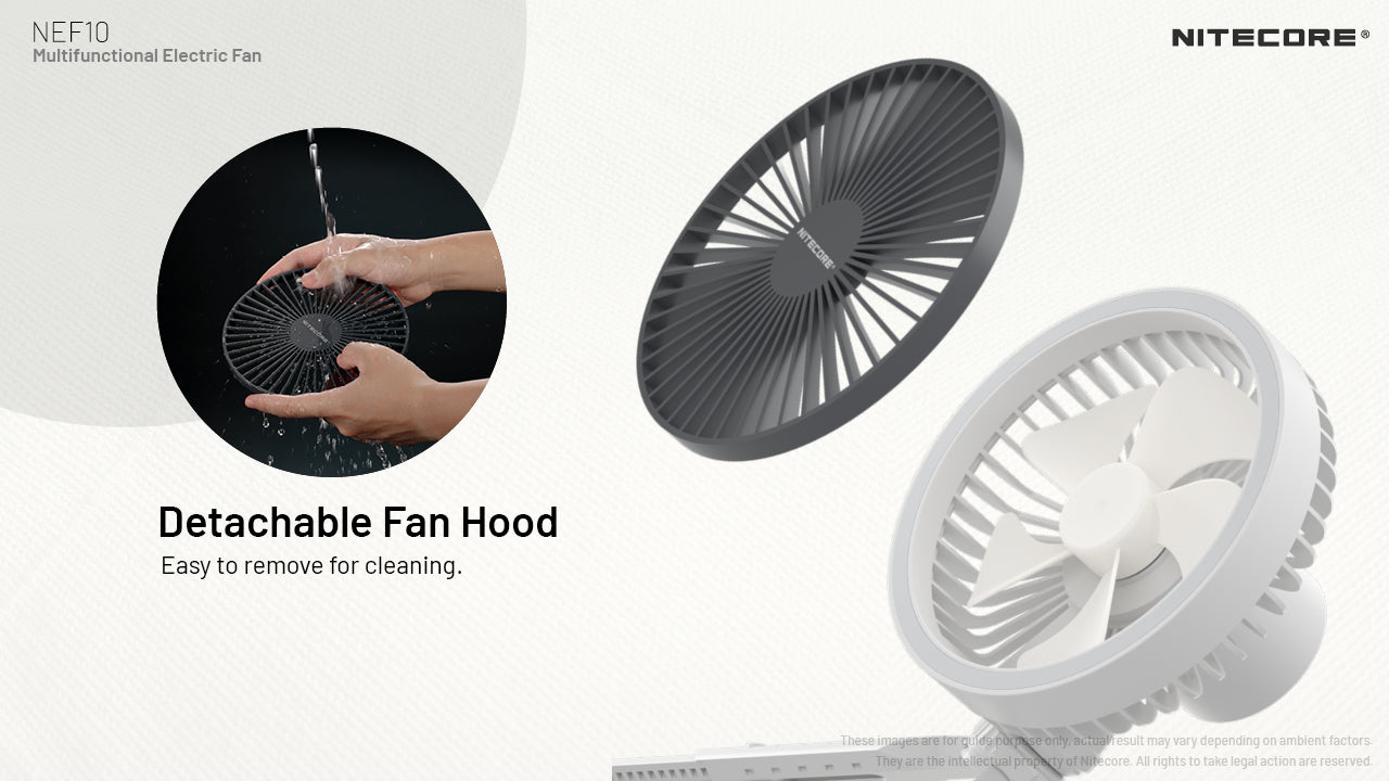 NITECORE MULTIFUCTIONAL ELECTRIC FAN NEF10