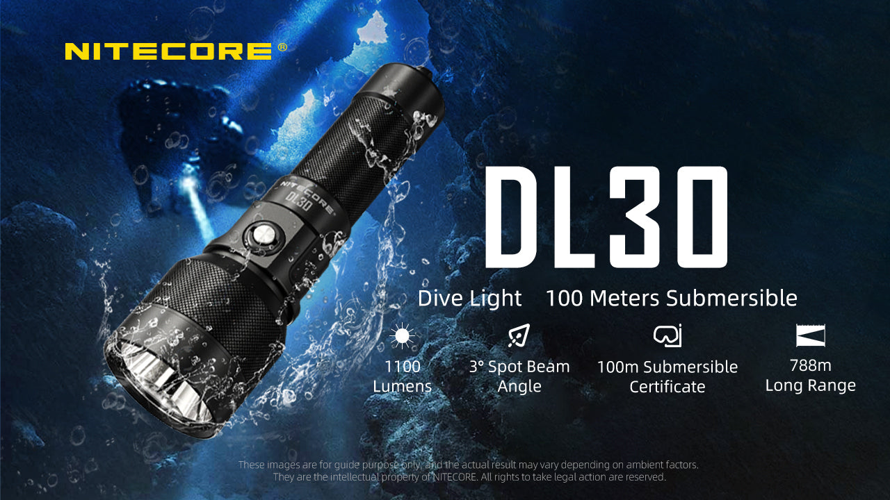 ضوء الغوص NITECORE DL30
