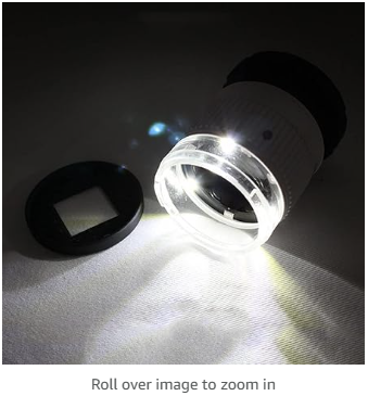 30X CYLINDRICAL SCALE MAGNIFYING GLASS