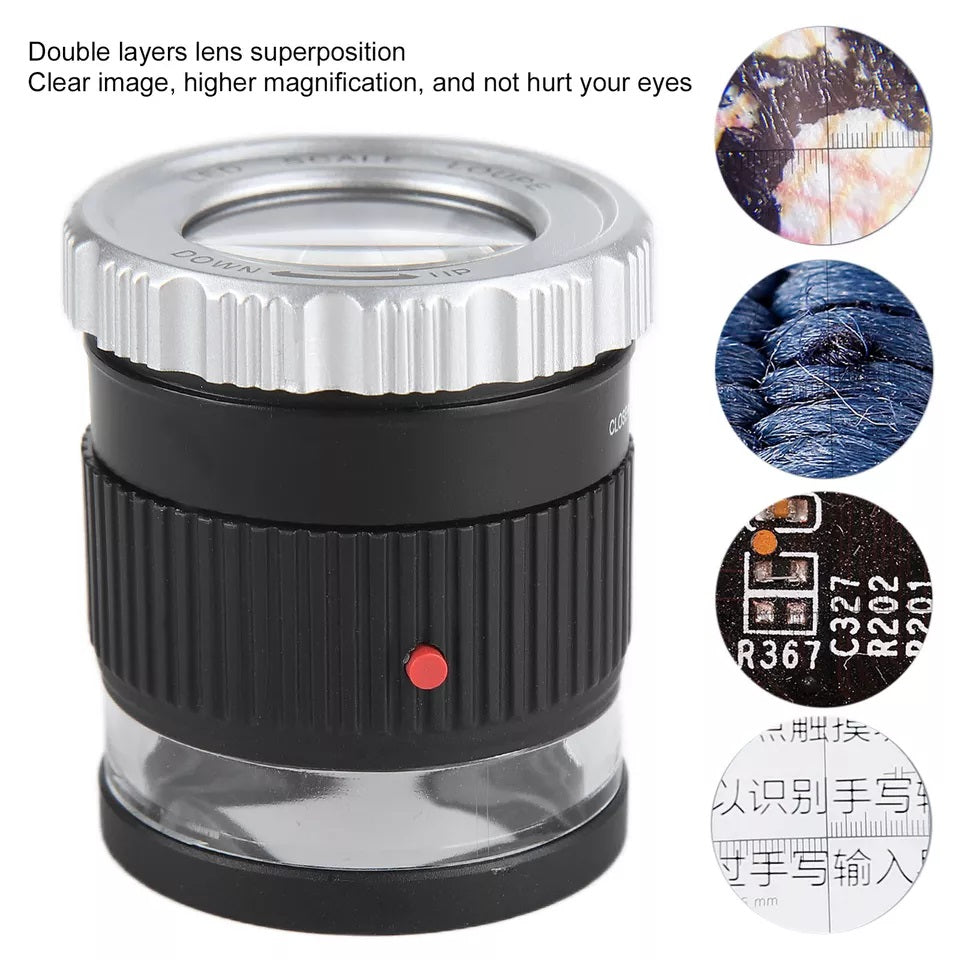30X CYLINDRICAL SCALE MAGNIFYING GLASS