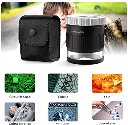30X CYLINDRICAL SCALE MAGNIFYING GLASS