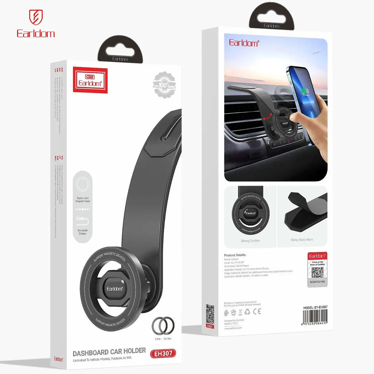 EARLDOM MAG SAFE CAR STAND EH-307