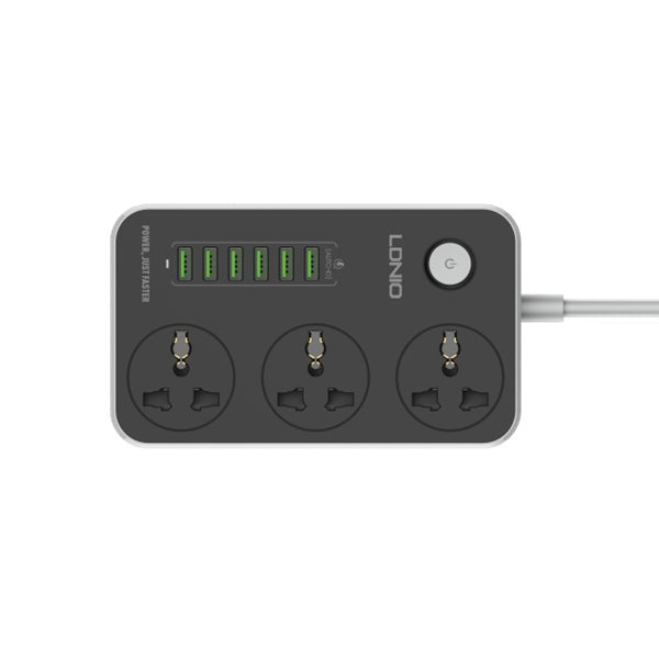 LDNIO 6USB+3 POWER SOCKET SC3604