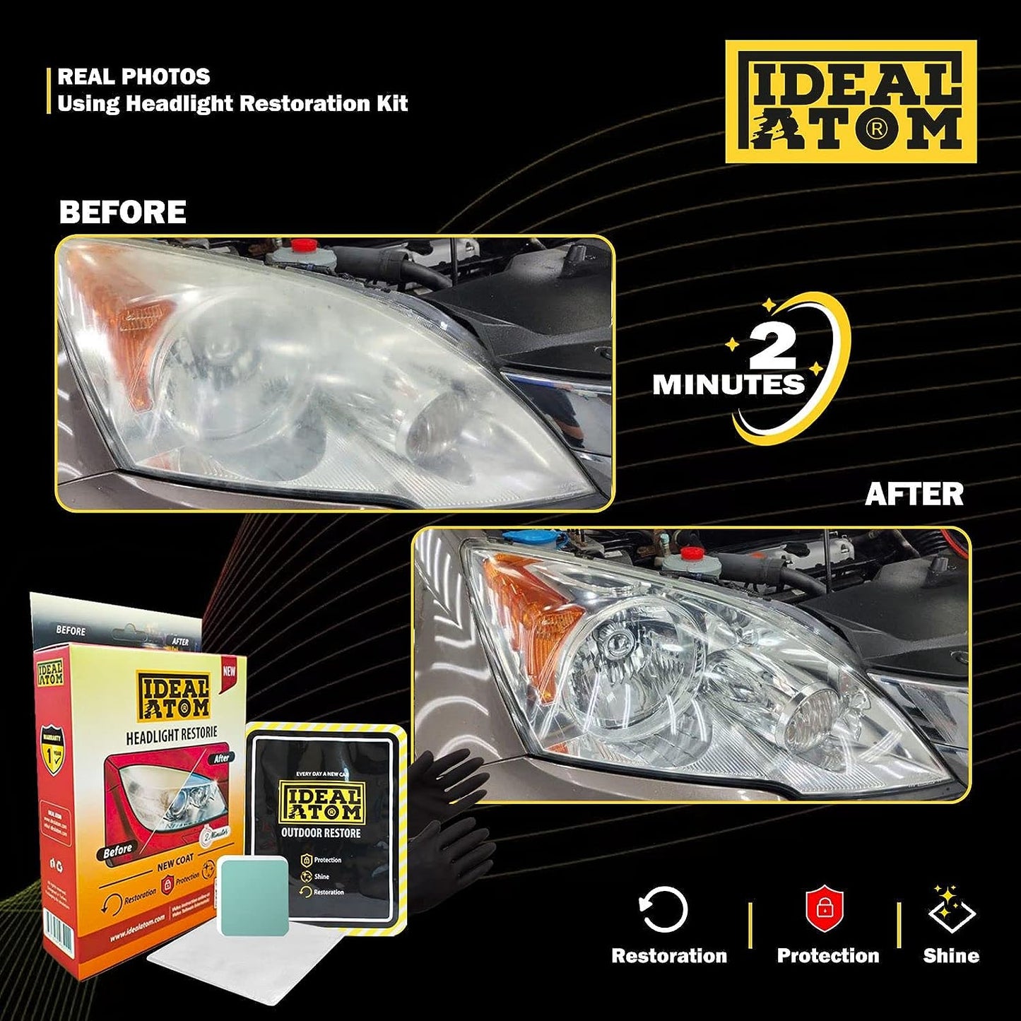 IDEAL ATOM HEADLIGHT RESTORE
