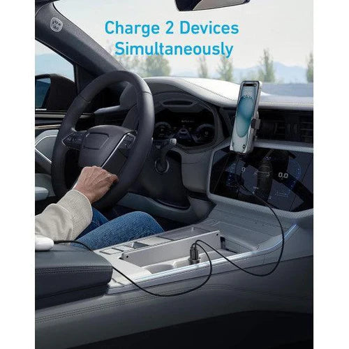 ANKER CAR CHARGER (30W; 2 PORTS)
