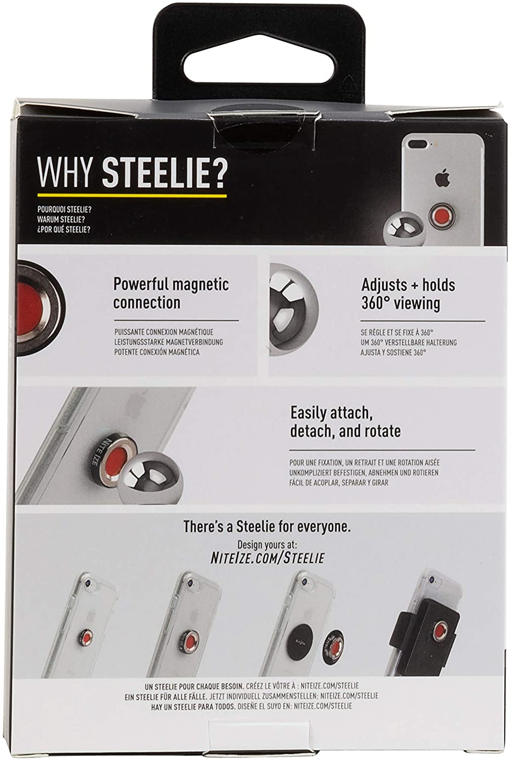 NITEIZE STEELIE 360 MAGNETIC MOUNT SQUEEZE CLAMP