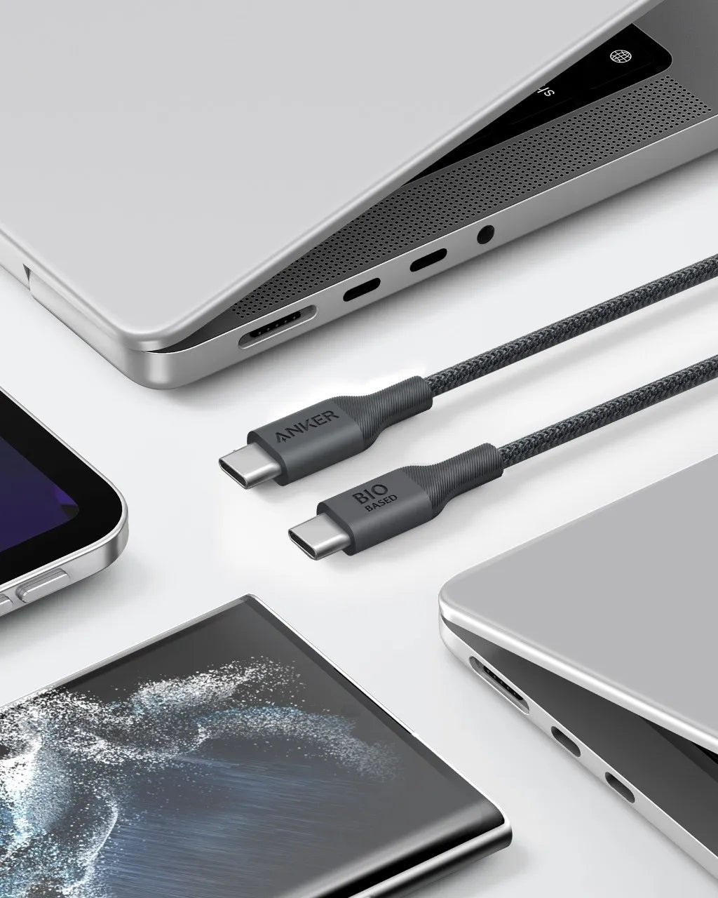 ANKER 544 USB-C TO USB-C CABLE 240W 3FT (BIO-NYLON)