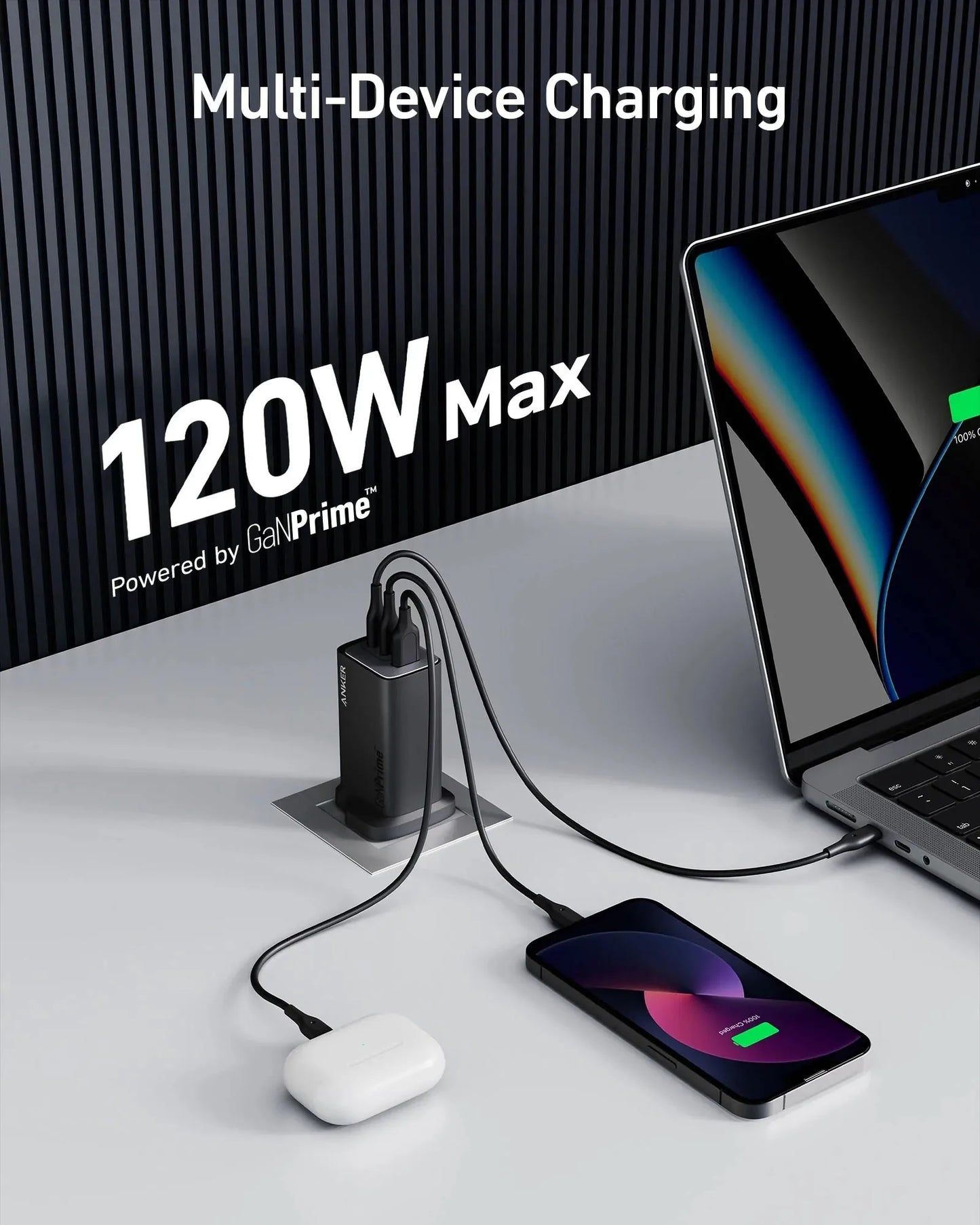 ANKER 737 CHARGER (GANPRIME 120W)