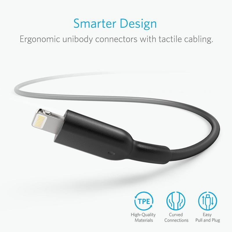 ANKER POWERLINE II LIGHTNING (1.8M/6FT) C89 - BLACK