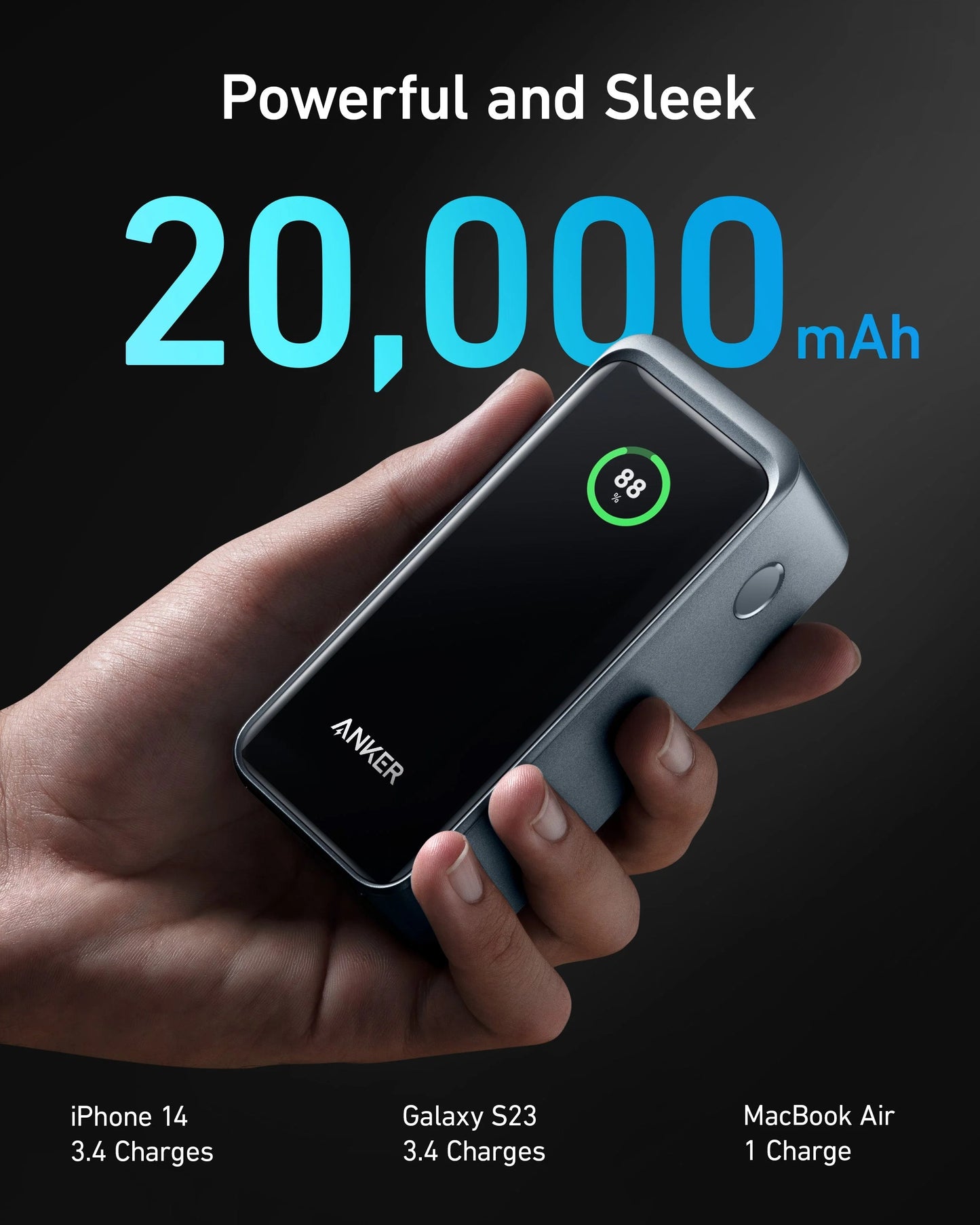 ANKER PRIME 20000MAH POWER BANK 200W