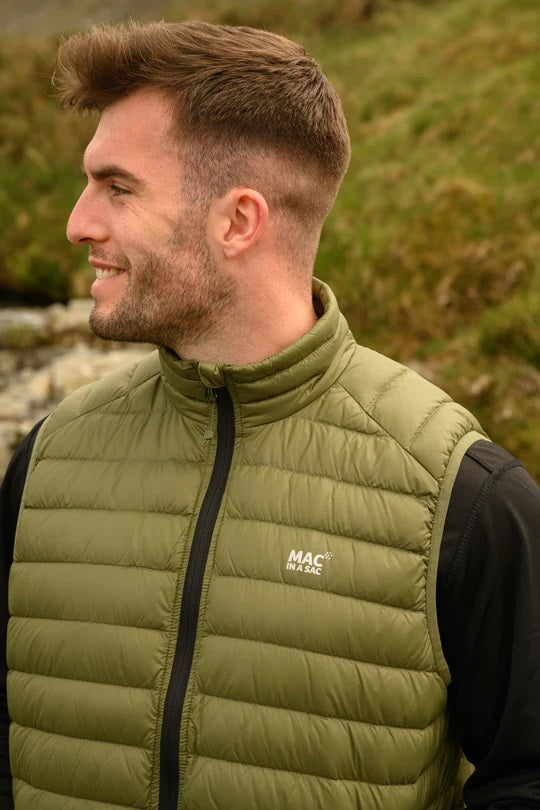 MIAS ALPINE MENS PACKABLE DOWN GILET