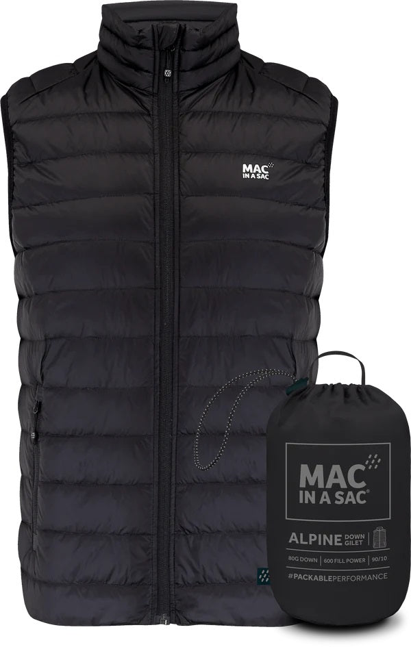 MIAS ALPINE MENS PACKABLE DOWN GILET