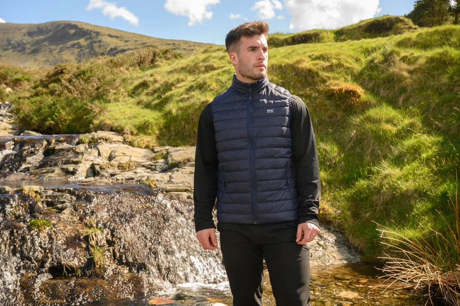 MIAS ALPINE MENS PACKABLE DOWN GILET