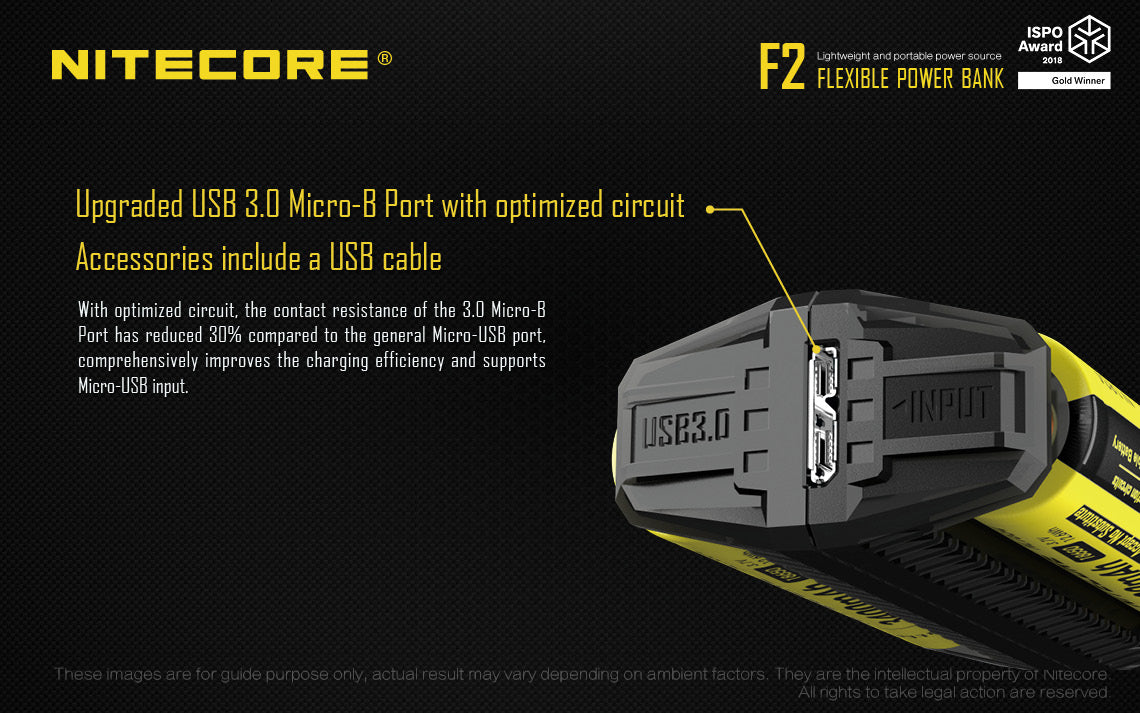 NITECORE FLEXIBLE POWER BANK F2