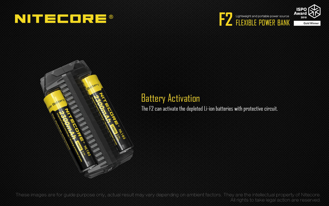 NITECORE FLEXIBLE POWER BANK F2