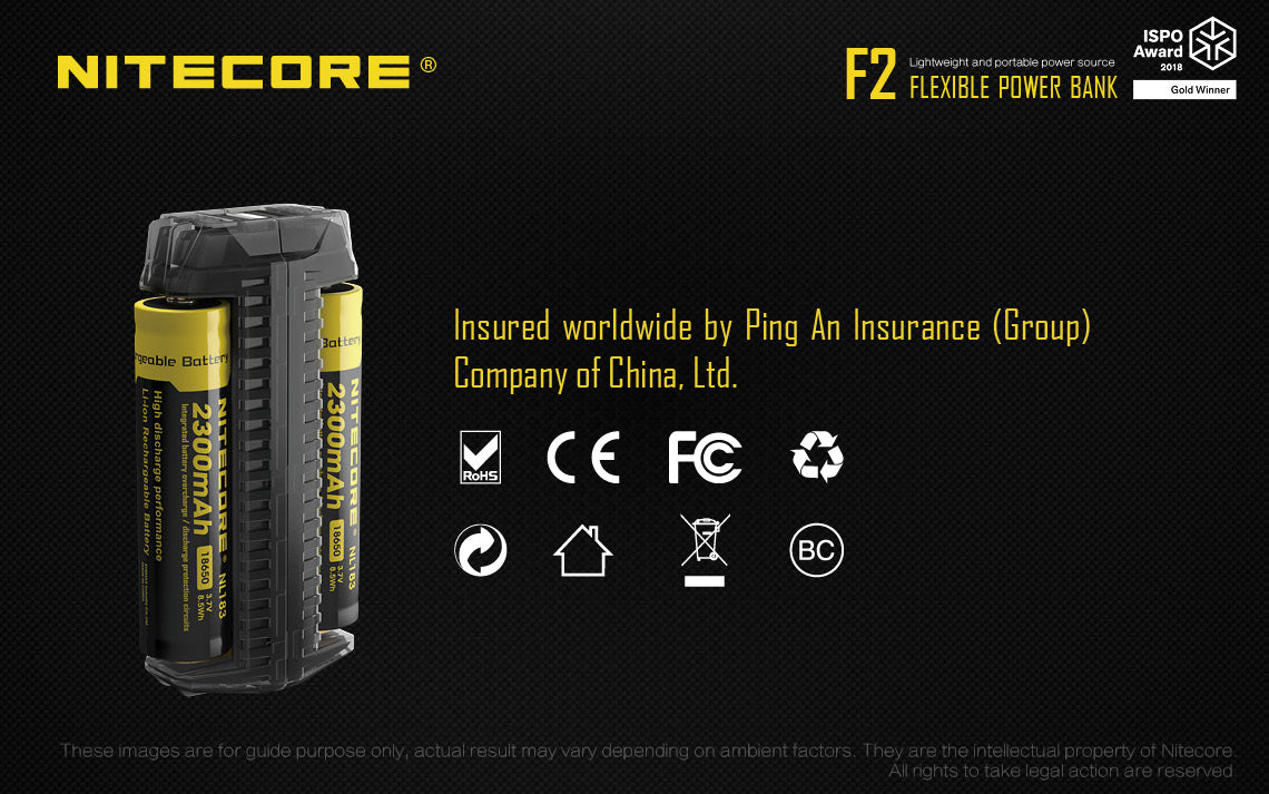 NITECORE FLEXIBLE POWER BANK F2