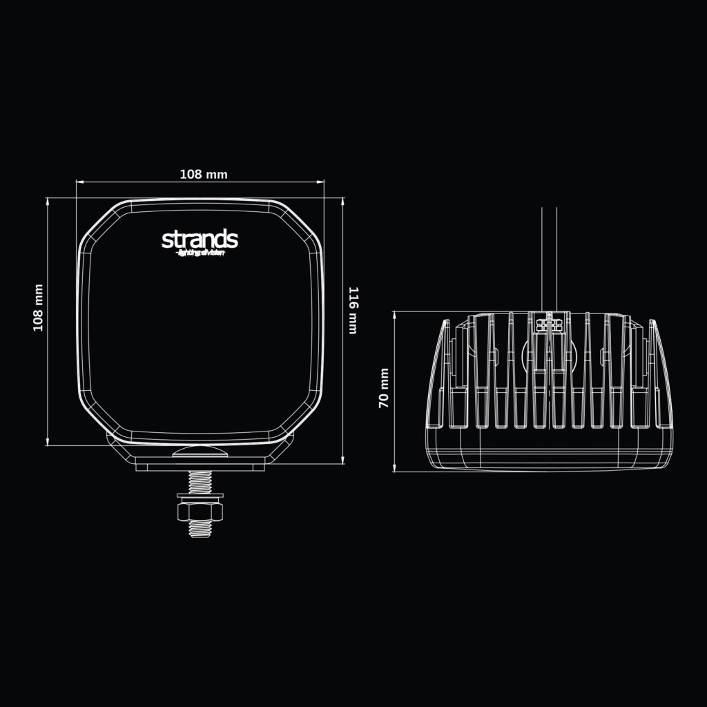STRANDS FOR9T NO-GLARE WORK LIGHT 78W