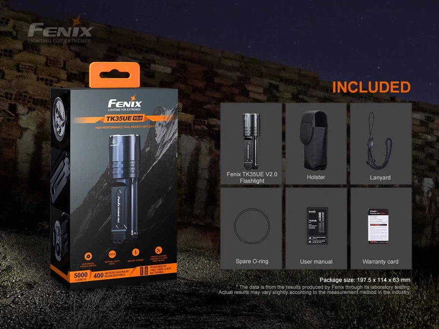 FENIX TK35UE V2.0 (5000 LUMENS)