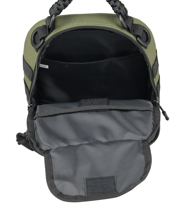 ZERONORTH - 6L SLING GR&BLK