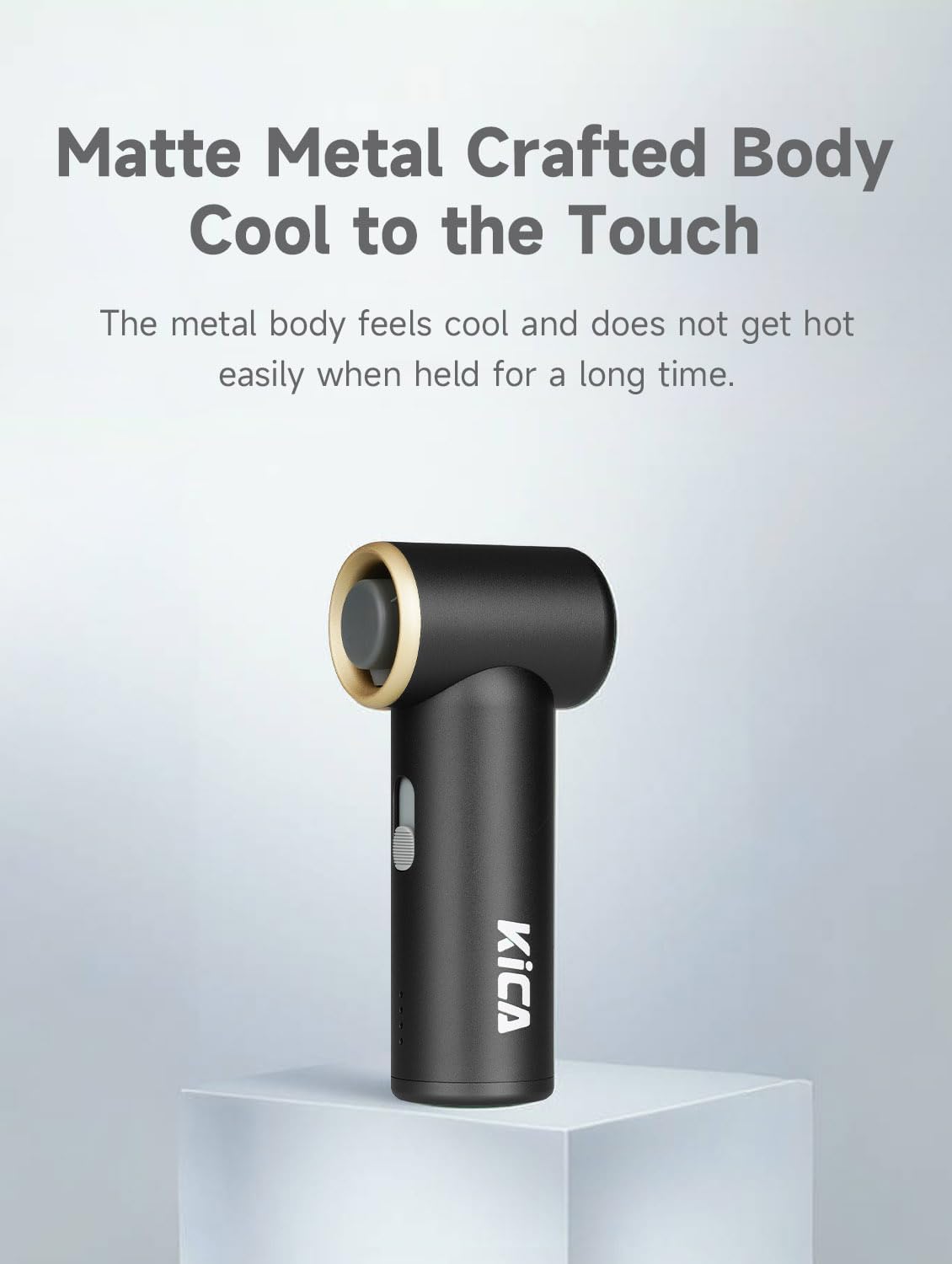KICA JET FAN MINI PORTABLE FAN - BLACK