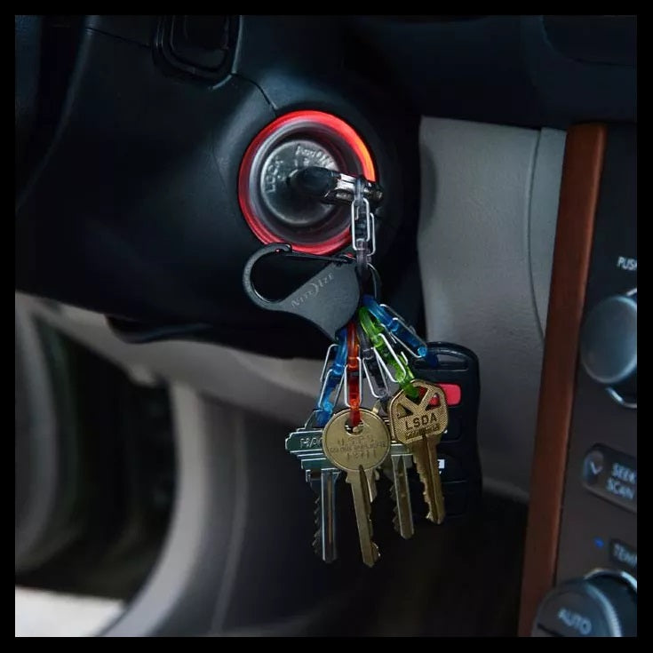 NITEIZE KEYRACK LOCKER - S-BINER (PLASTIC)