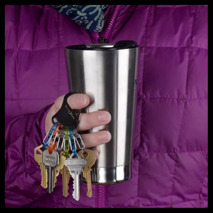 NITEIZE KEYRACK LOCKER - S-BINER (PLASTIC)