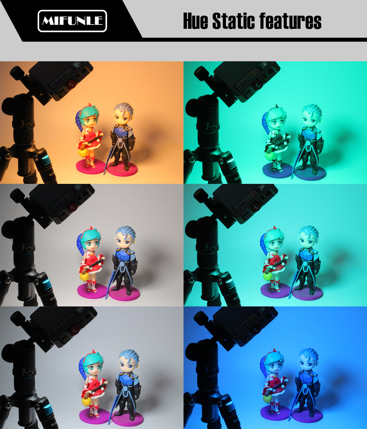 MIFUNLE FULL COLOR LED LIGHT M15
