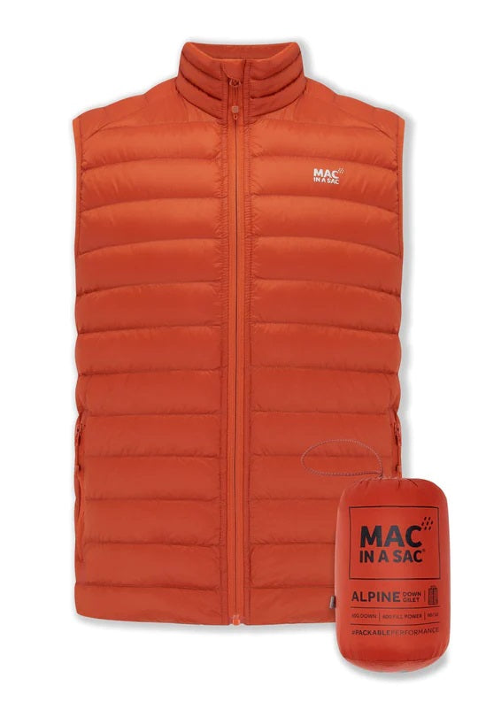 MIAS ALPINE MENS PACKABLE DOWN GILET