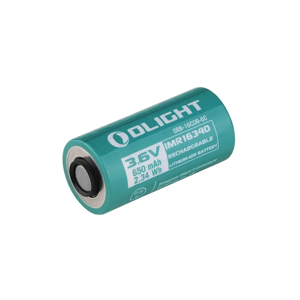 OLIGHT CUSTOMIZED 16340 LITHIUM-ION BATTERY 650MAH