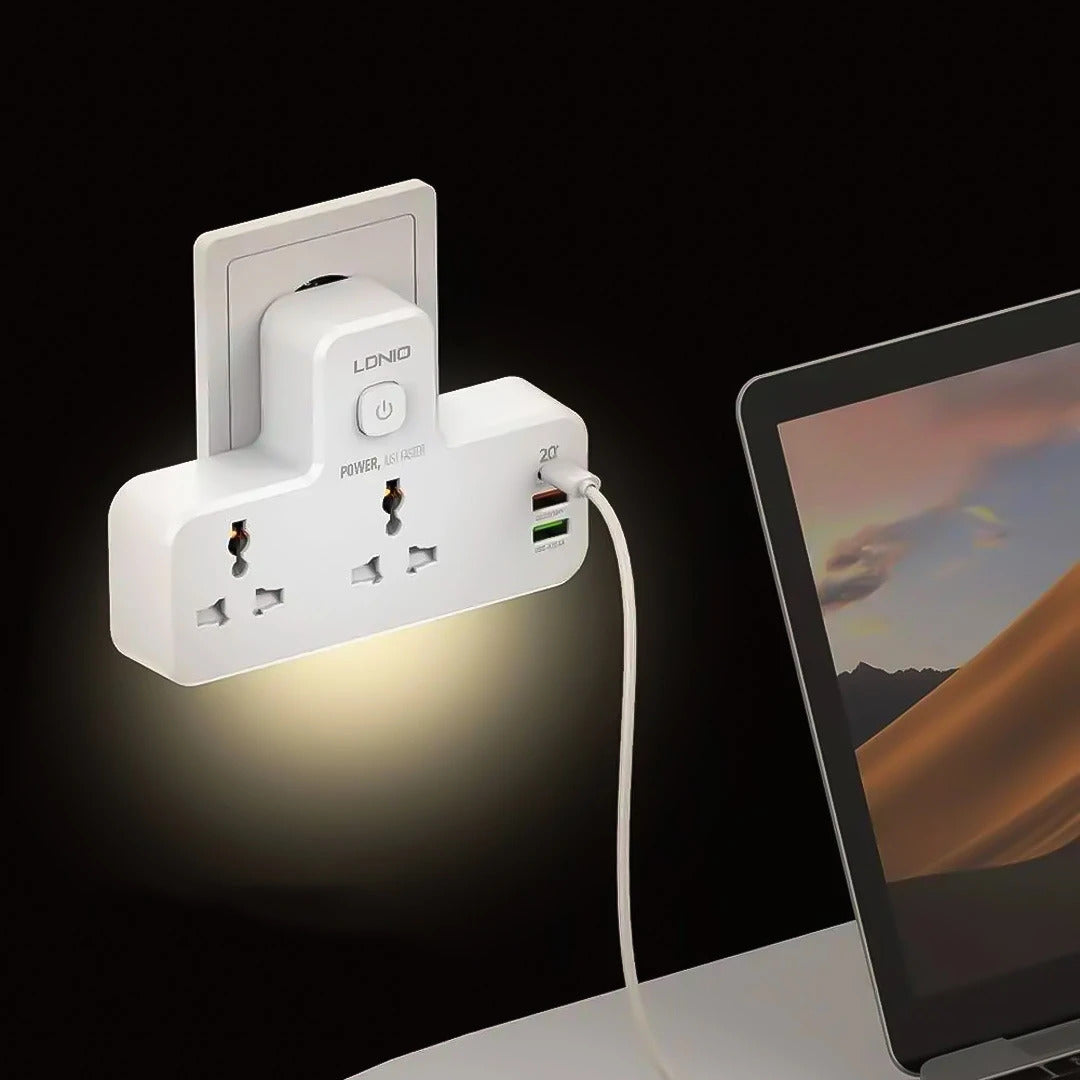 LDNIO 2 PORT+1PD+1IQ+1USB SC2311
