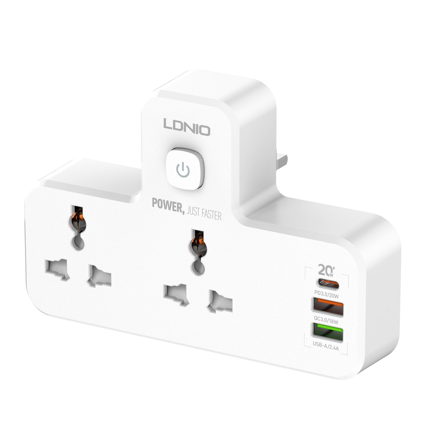 LDNIO 2 PORT+1PD+1IQ+1USB SC2311