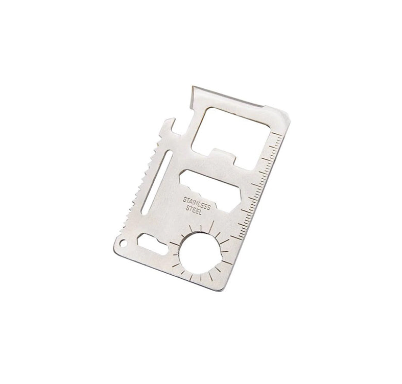 STAINLESS 11 IN 1 MULTI- TOOL CARD