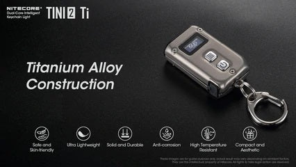NITECORE TINI2 Ti - TITANIUM VERSION