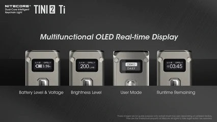 NITECORE TINI2 Ti - TITANIUM VERSION