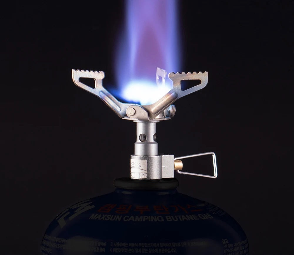 TITANIUM ALLOY FOLDING CAMPING STOVE