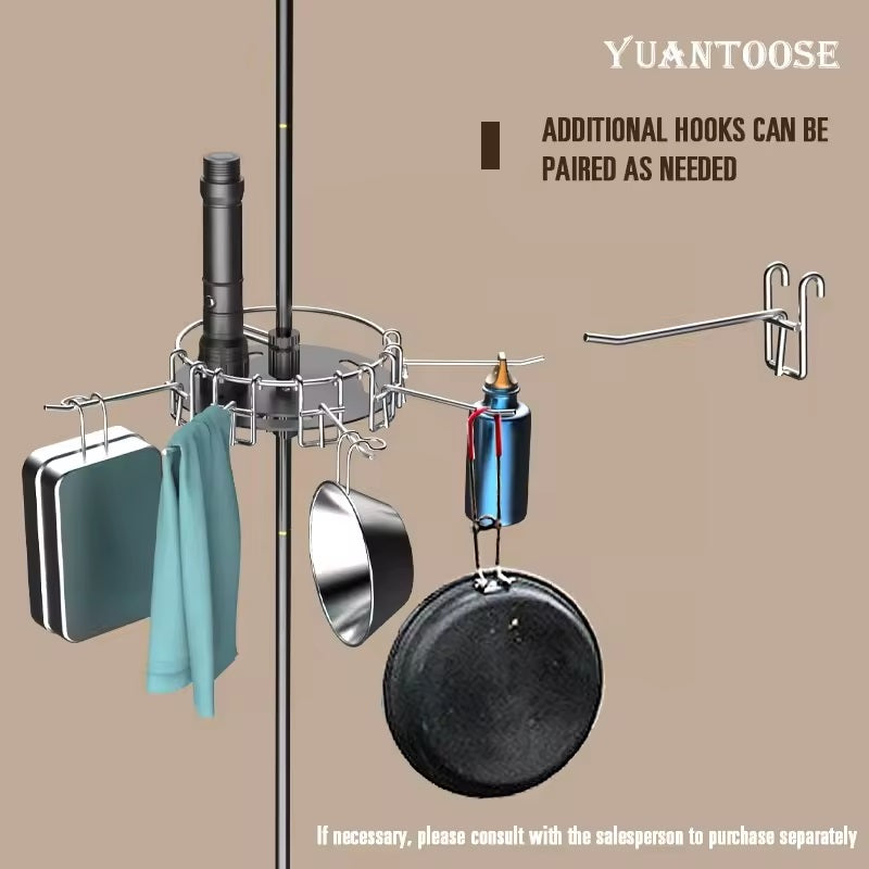LIGHT STAND ALUMINUM FOLDING FOR CAMPING
