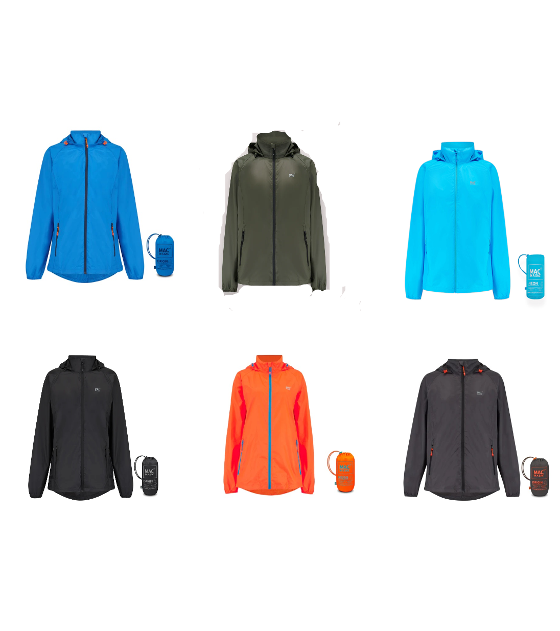 MIAS ORIGIN 2 ADULT PACKABLE WATERPROOF JACKET