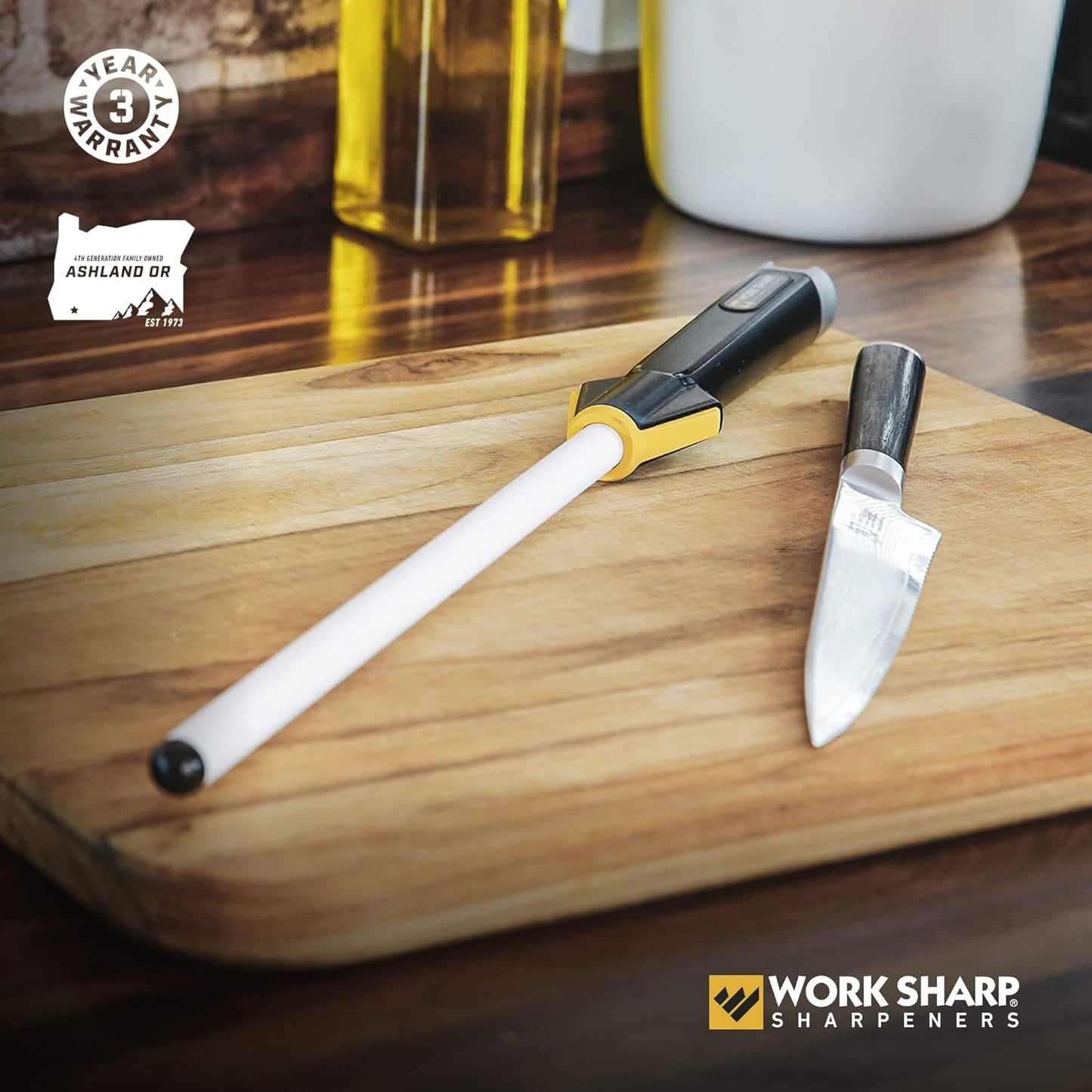 WORK SHARP KITCHEN CERAMIC HONING ROD