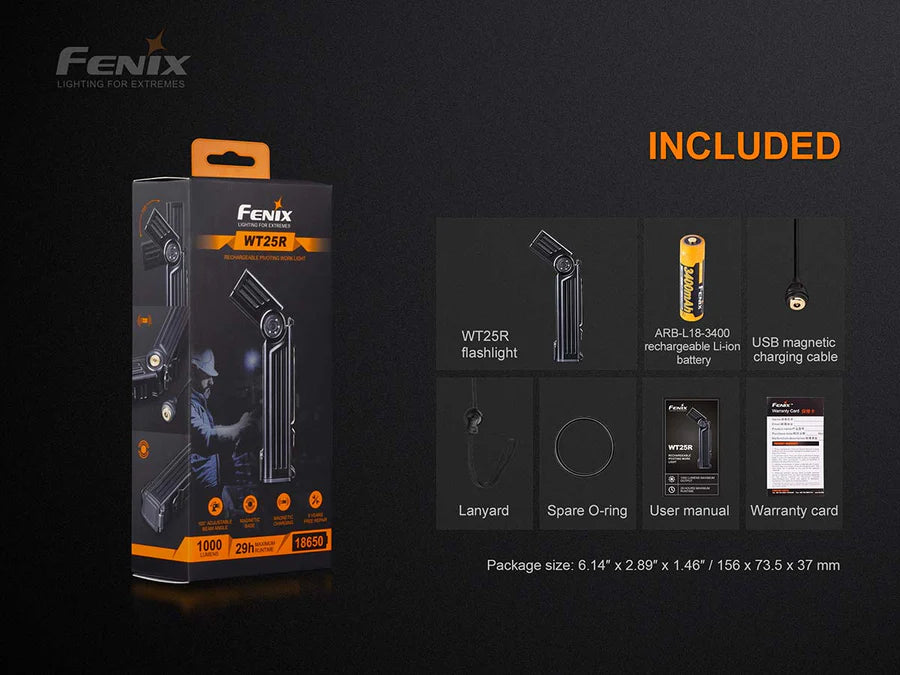 FENIX WT25R ( 1000 LUMENS )