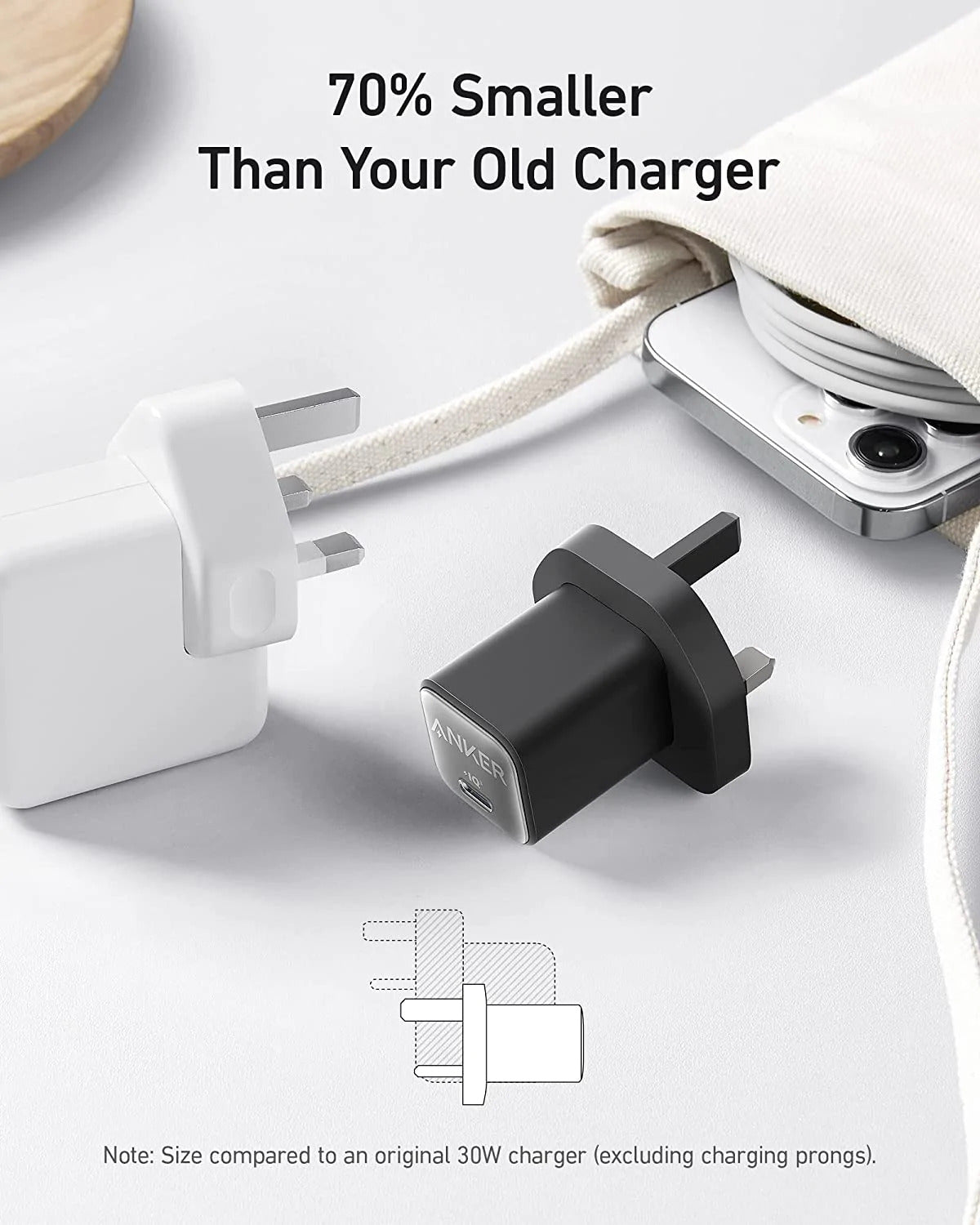 ANKER 511 CHARGER NANO 3 30W - BLACK
