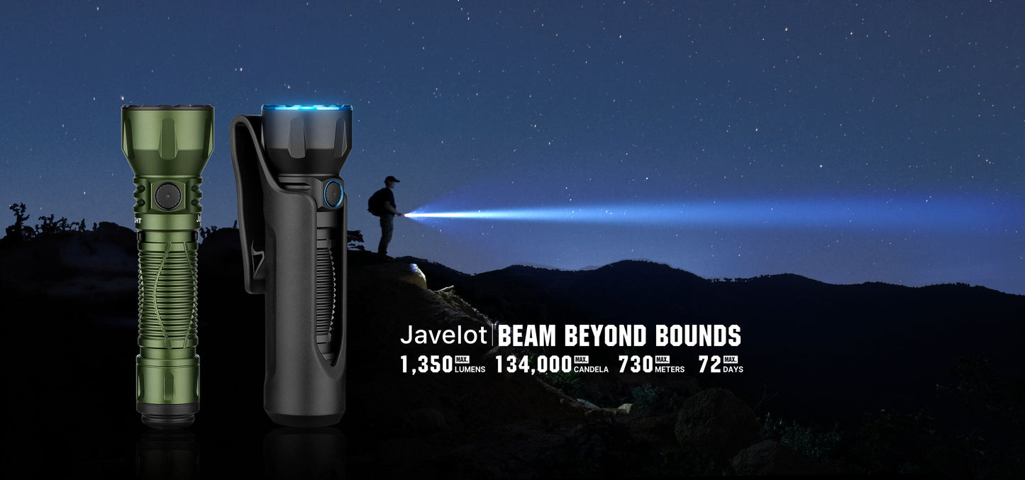 OLIGHT JAVELOT LONG RANGE OUTRANGE FLASHLIGHT