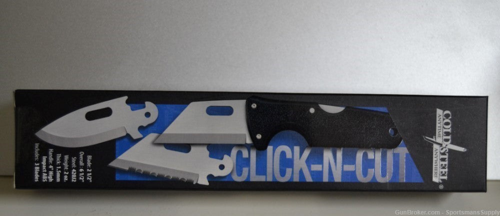 COLDSTEEL CLICK N CUT W/3 BLADES