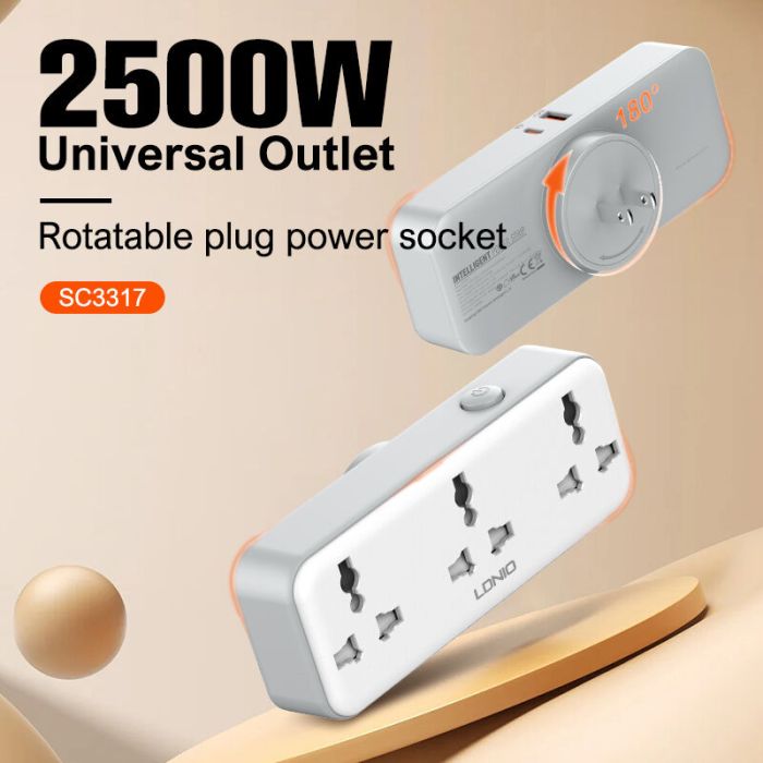 LDNIO SC3317 ( 3 ) EXTENSION UNIVERSAL POWER SOCKET