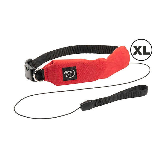 NITEIZE RADDOG ALL-IN-ONE COLLAR+LEASH-(XL)RED