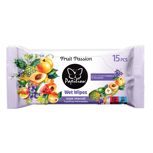 PAPILION TRAVEL WIPE 15PCS