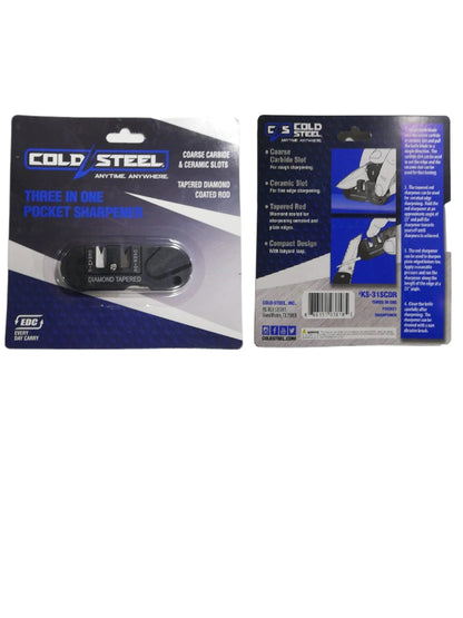 COLDSTEEL 3-IN-1 KNIFE SHARPENER