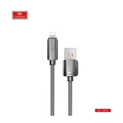 EARLDOM - NYLON BRAID FAST CHARGING CABLE USB